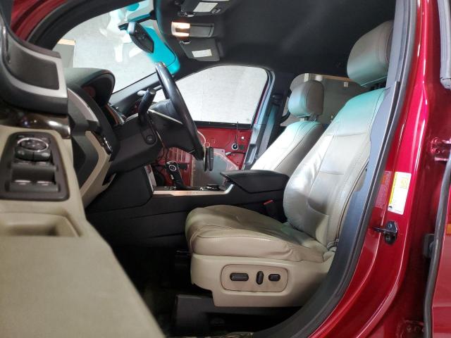 1FM5K8F83EGB96733 - 2014 FORD EXPLORER LIMITED RED photo 7