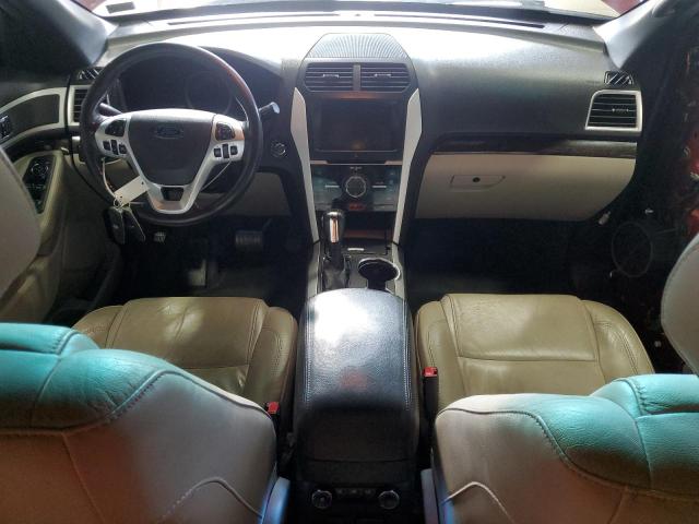 1FM5K8F83EGB96733 - 2014 FORD EXPLORER LIMITED RED photo 8