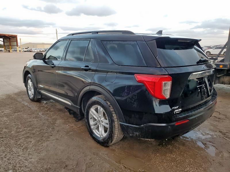 1FMSK7DH6NGB53956 - 2022 FORD EXPLORER XLT BLACK photo 2