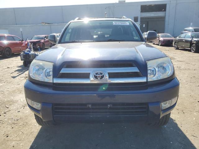 JTEBU14R458032627 - 2005 TOYOTA 4RUNNER SR5 BLUE photo 5