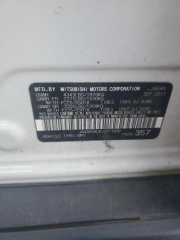 JA4AR3AUXJZ011690 - 2018 MITSUBISHI OUTLANDER ES Սպիտակ լուսանկար 13