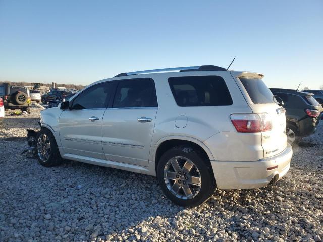 1GKKVTED3CJ301873 - 2012 GMC ACADIA DENALI WHITE photo 2