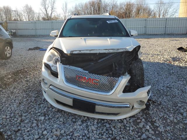 1GKKVTED3CJ301873 - 2012 GMC ACADIA DENALI WHITE photo 5