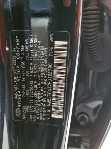 KM8JFCA17PU123790 - 2023 HYUNDAI TUCSON SEL CONVENIENCE ლურჯი ფოტო 14