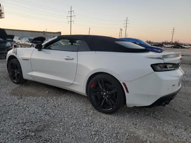 1G1FH3D76J0129351 - 2018 CHEVROLET CAMARO SS WHITE photo 2