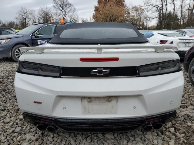 1G1FH3D76J0129351 - 2018 CHEVROLET CAMARO SS WHITE photo 6