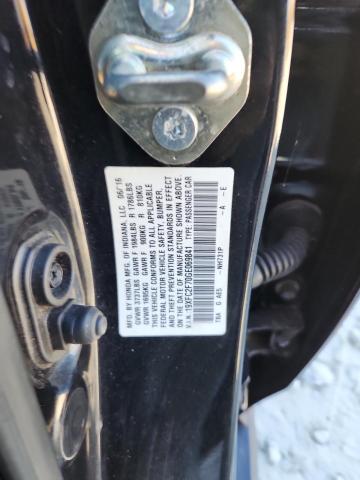 19XFC2F70GE069841 - 2016 HONDA CIVIC EX BLACK photo 12