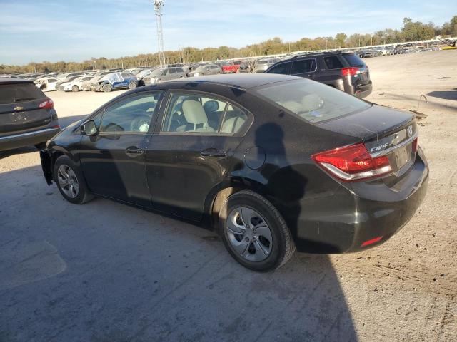 19XFB2F51DE275585 - 2013 HONDA CIVIC LX أسود صورة 2