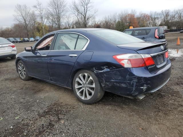 1HGCR2F5XFA226424 - 2015 HONDA ACCORD SPORT BLUE photo 2