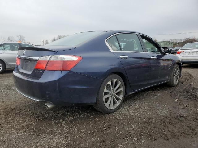 1HGCR2F5XFA226424 - 2015 HONDA ACCORD SPORT BLUE photo 3