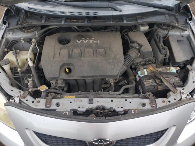 2T1BU4EE4AC357018 - 2010 TOYOTA COROLLA BASE SILVER photo 11
