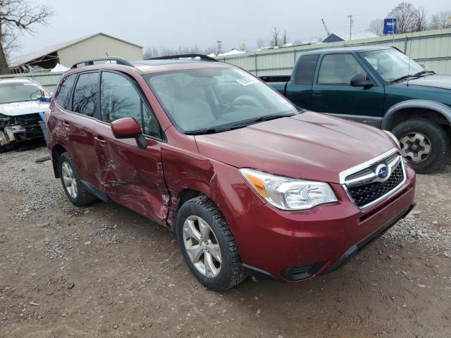 JF2SJADC7FH447131 - 2015 SUBARU FORESTER 2.5I PREMIUM 勃艮第红 照片 4