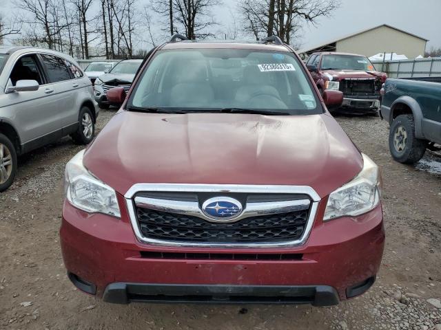 JF2SJADC7FH447131 - 2015 SUBARU FORESTER 2.5I PREMIUM 勃艮第红 照片 5