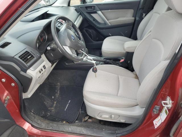 JF2SJADC7FH447131 - 2015 SUBARU FORESTER 2.5I PREMIUM 勃艮第红 照片 7