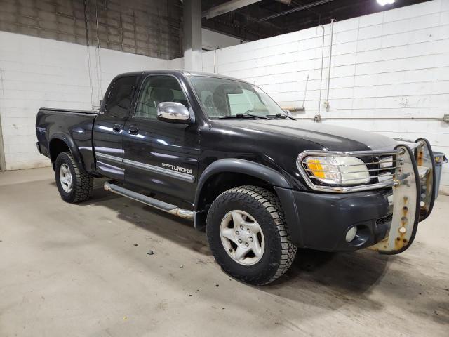5TBBT441X3S415282 - 2003 TOYOTA TUNDRA ACCESS CAB SR5 BLACK photo 4