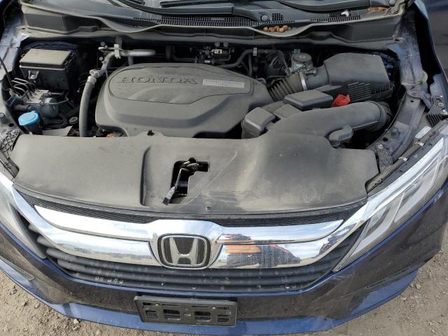 5FNRL6H54LB013745 - 2020 HONDA ODYSSEY EX BLUE photo 12