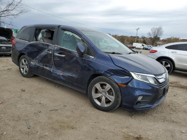 5FNRL6H54LB013745 - 2020 HONDA ODYSSEY EX BLUE photo 4