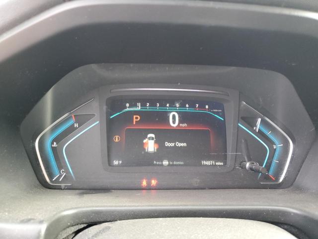 5FNRL6H54LB013745 - 2020 HONDA ODYSSEY EX BLUE photo 9