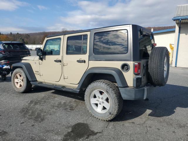 1C4BJWDG5JL922621 - 2018 JEEP WRANGLER U SPORT TAN photo 2