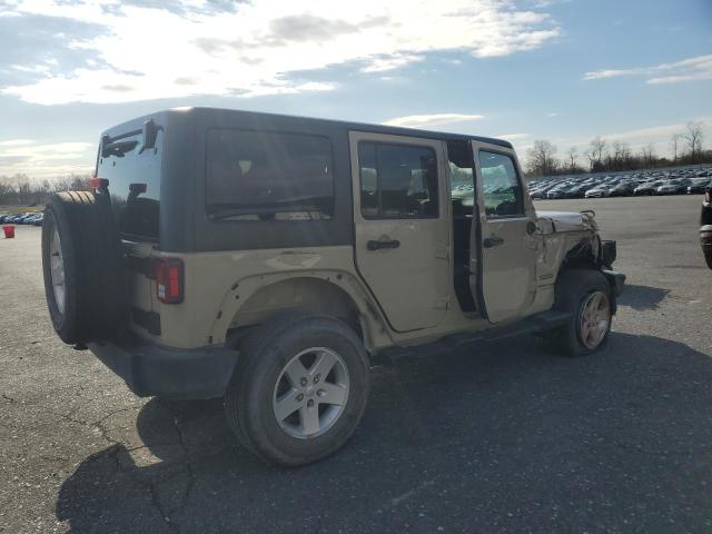 1C4BJWDG5JL922621 - 2018 JEEP WRANGLER U SPORT TAN photo 3