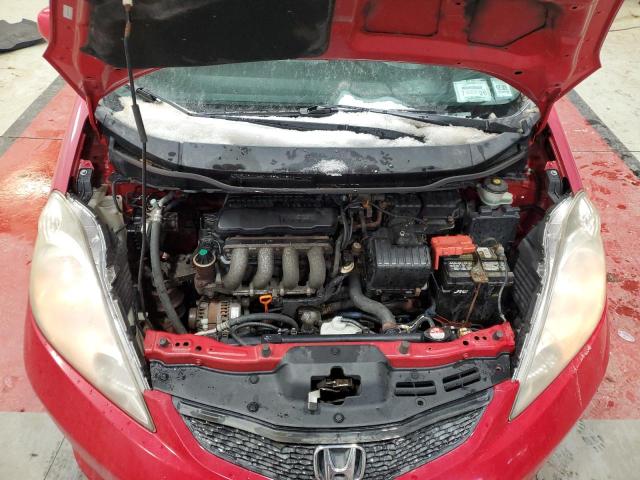 JHMGE88689S004840 - 2009 HONDA FIT SPORT RED photo 11