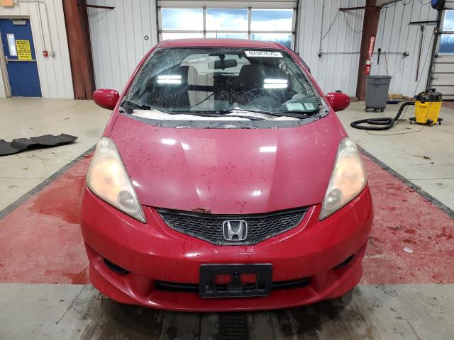 JHMGE88689S004840 - 2009 HONDA FIT SPORT RED photo 5