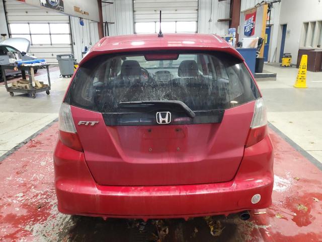 JHMGE88689S004840 - 2009 HONDA FIT SPORT RED photo 6