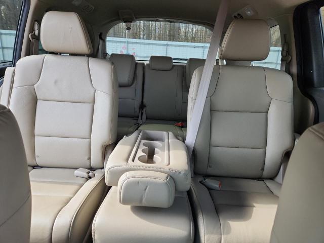 5FNRL5H63DB079370 - 2013 HONDA ODYSSEY EXL BURGUNDY photo 10