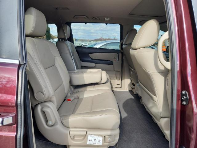 5FNRL5H63DB079370 - 2013 HONDA ODYSSEY EXL BURGUNDY photo 11