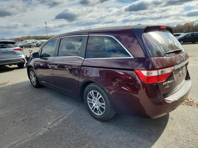 5FNRL5H63DB079370 - 2013 HONDA ODYSSEY EXL BURGUNDY photo 2