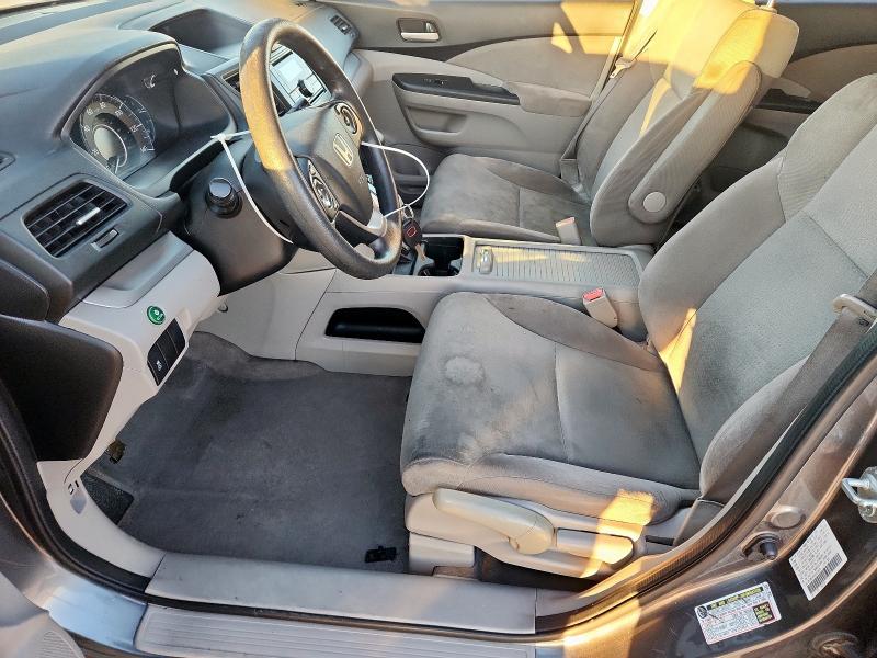 JHLRM3H54CC012638 - 2012 HONDA CR-V EX GRAY photo 7