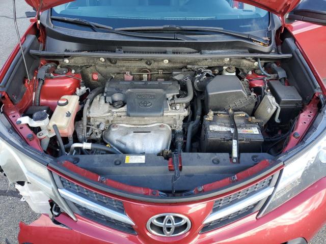 JTMBFREVXFD149338 - 2015 TOYOTA RAV4 LE RED photo 12