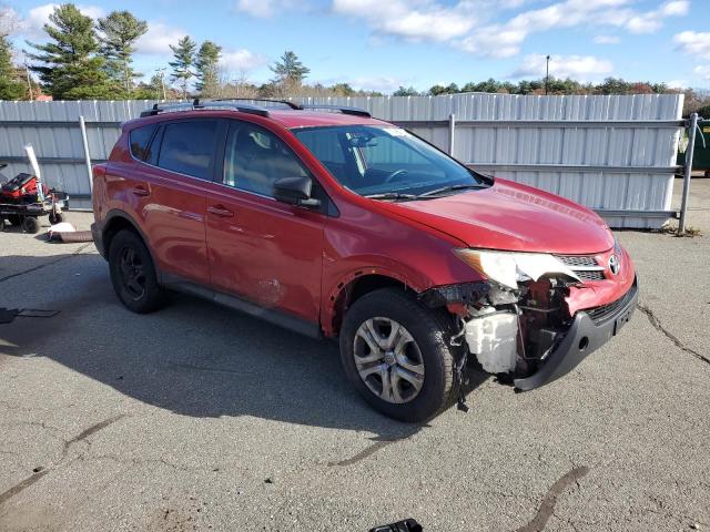 JTMBFREVXFD149338 - 2015 TOYOTA RAV4 LE RED photo 4
