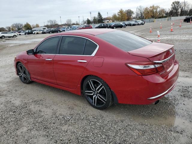 1HGCR2F5XGA248330 - 2016 HONDA ACCORD SPORT RED photo 2