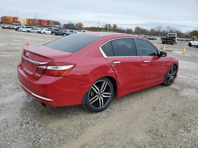 1HGCR2F5XGA248330 - 2016 HONDA ACCORD SPORT RED photo 3