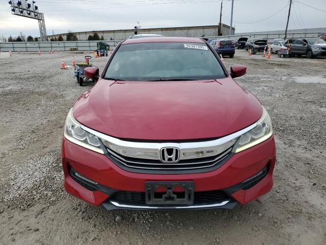 1HGCR2F5XGA248330 - 2016 HONDA ACCORD SPORT RED photo 5