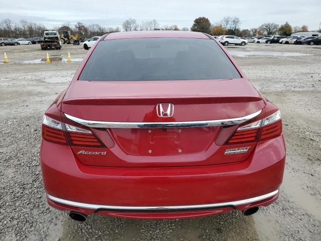 1HGCR2F5XGA248330 - 2016 HONDA ACCORD SPORT RED photo 6
