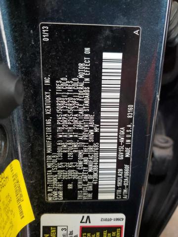 4T3BK3BB4DU087695 - 2013 TOYOTA VENZA LE BLUE photo 14