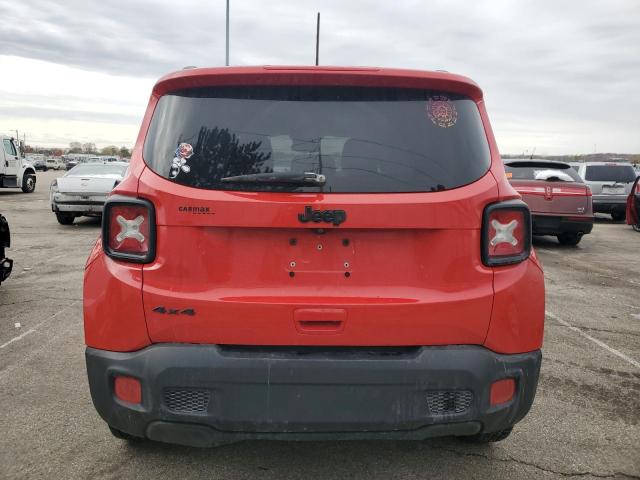 ZACCJBAB4JPH25893 - 2018 JEEP RENEGADE SPORT RED photo 6