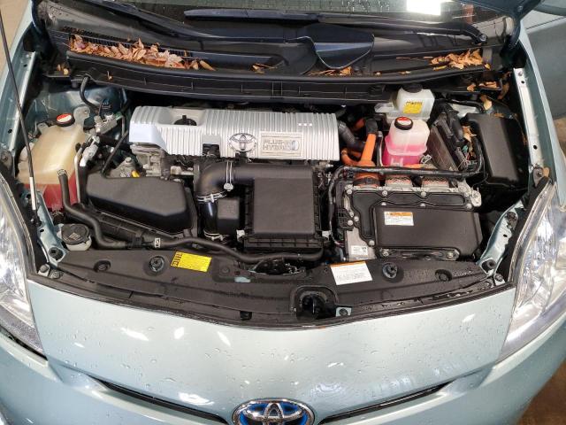 JTDKN3DP1F3068754 - 2015 TOYOTA PRIUS PLUG Зелений фото 11
