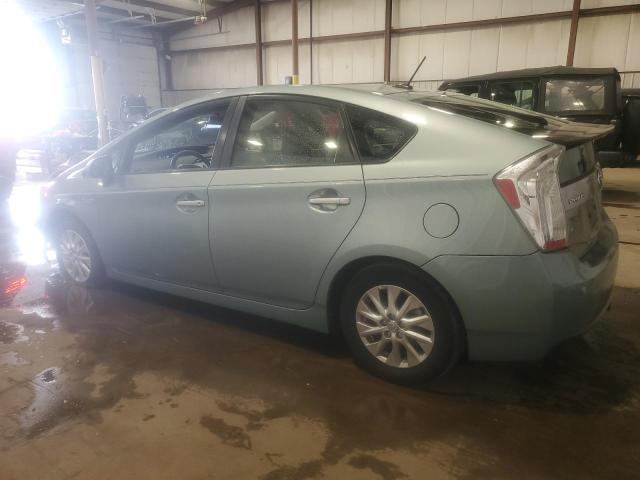JTDKN3DP1F3068754 - 2015 TOYOTA PRIUS PLUG Зелений фото 2