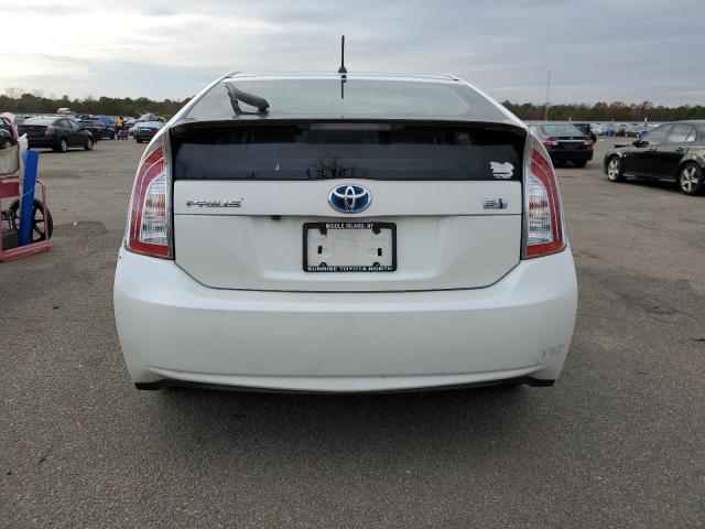 JTDKN3DUXF0407454 - 2015 TOYOTA PRIUS 白色 照片 6