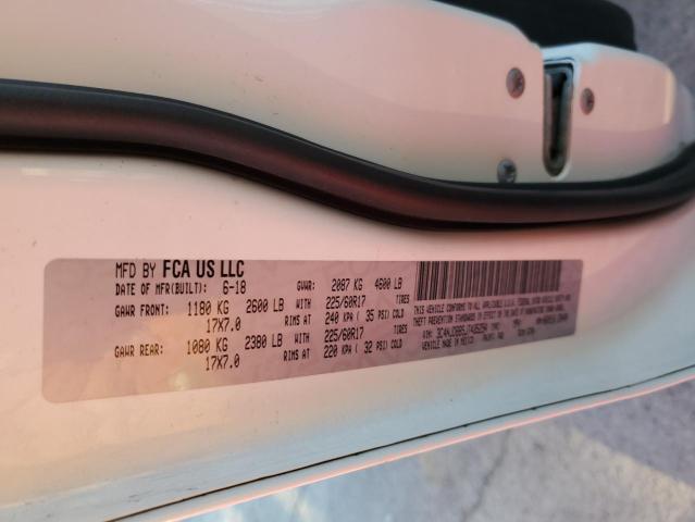 3C4NJDBB5JT435254 - 2018 JEEP COMPASS LATITUDE Weiß Foto 13