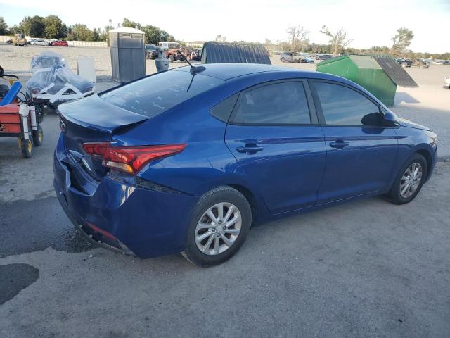 3KPC24A36JE026814 - 2018 HYUNDAI ACCENT SE BLUE photo 3