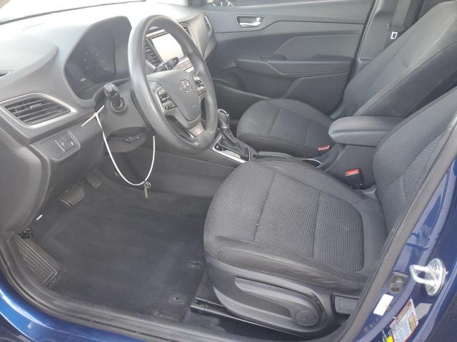 3KPC24A36JE026814 - 2018 HYUNDAI ACCENT SE BLUE photo 7