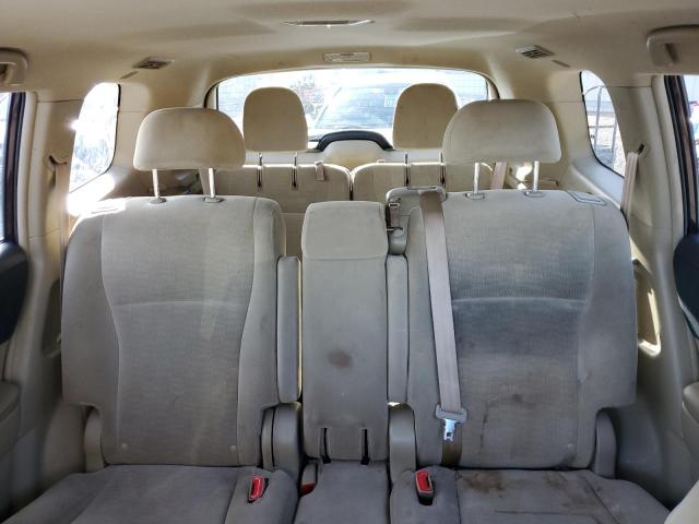 5TDZK3EH5CS085792 - 2012 TOYOTA HIGHLANDER BASE Bordo foto 10