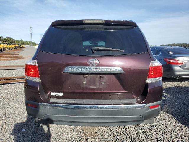 5TDZK3EH5CS085792 - 2012 TOYOTA HIGHLANDER BASE Bordo foto 6