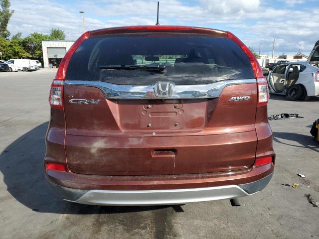 2HKRM4H53GH624066 - 2016 HONDA CR-V EX BURGUNDY photo 6