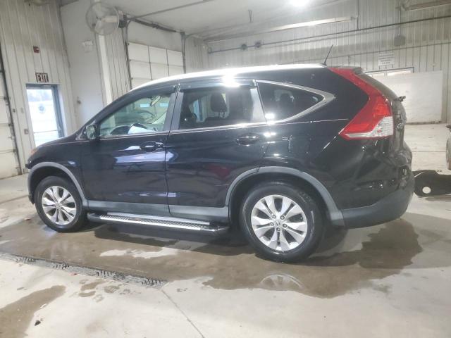 2HKRM4H75DH669636 - 2013 HONDA CR-V EXL BLACK photo 2