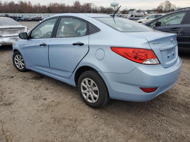 KMHCT4AE1CU052655 - 2012 HYUNDAI ACCENT GLS BLUE photo 2